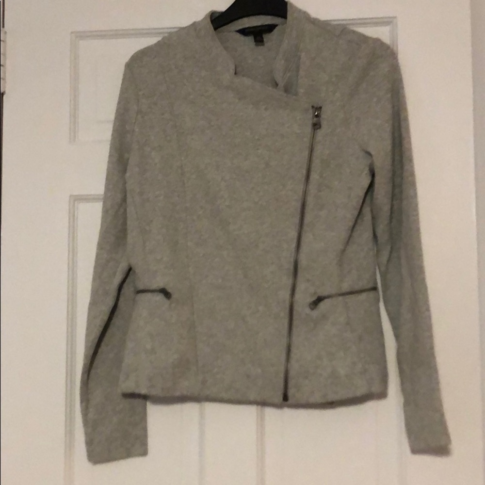Moto style cardigan